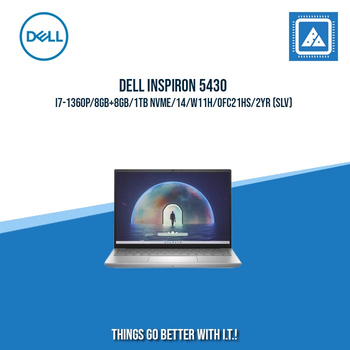 DELL INSPIRON 5430 I7-1360P/8GB+8GB/1TB NVME | BEST FOR STUDENT AND FREELANCERS LAPTOP DELL INSPIRON 5430 I7-1360P/8GB+8GB/1TB NVME | BEST FOR STUDENT AND FREELANCERS LAPTOP
